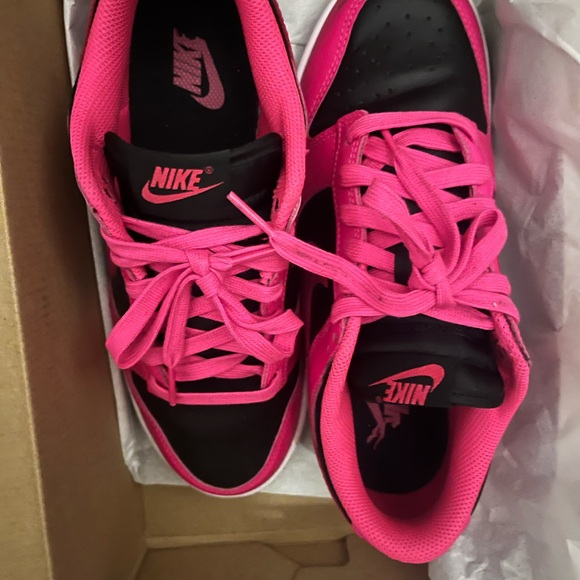 Black and Pink Dunk Lows Womens - Picture 3 of 4